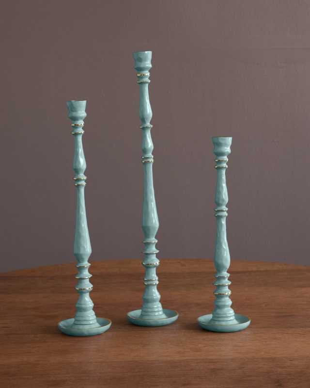 Encanto Crosby Medium Candlestick Holder, 15.5"